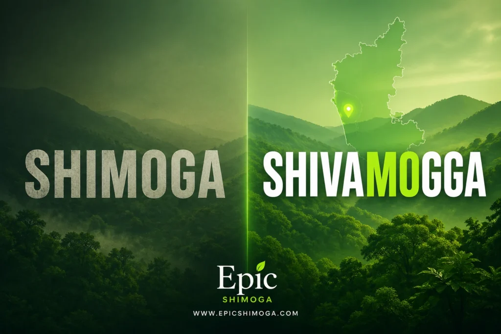 Which is correct Shimoga or Shivamogga
