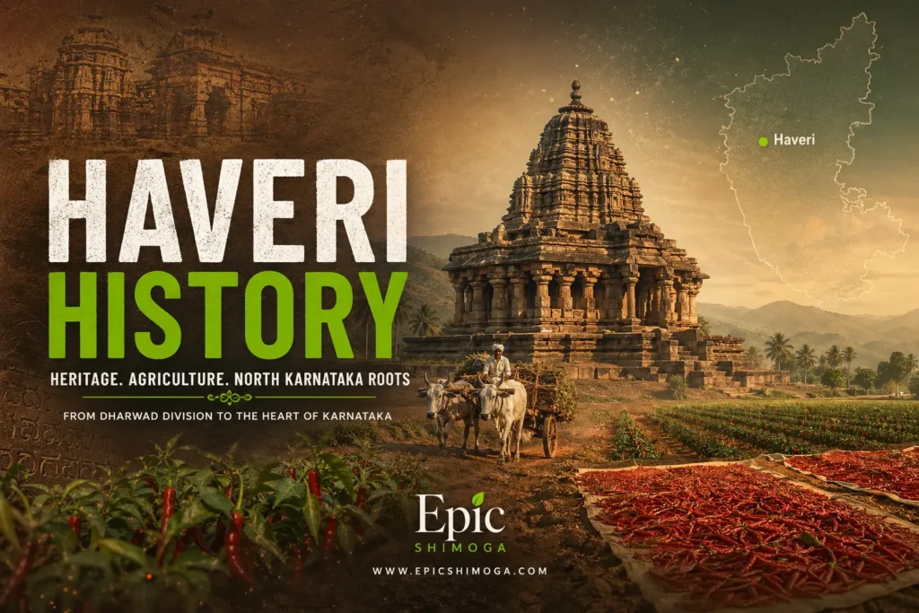 Haveri Karnataka History From Dharwad Division to Today