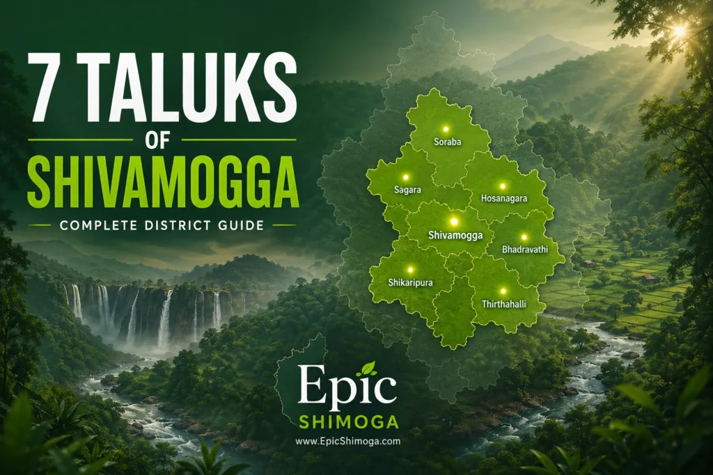 How many taluk are in Shivamogga