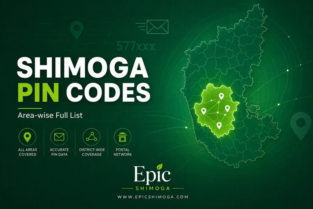 shimoga pin code number