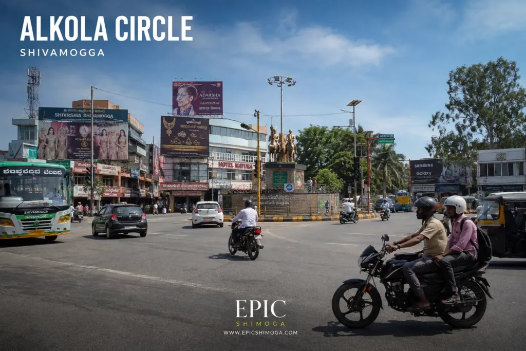 Alkola Circle Shimoga: Location, Roads, Nearby Places & Complete Guide Alkola Circle Shimoga