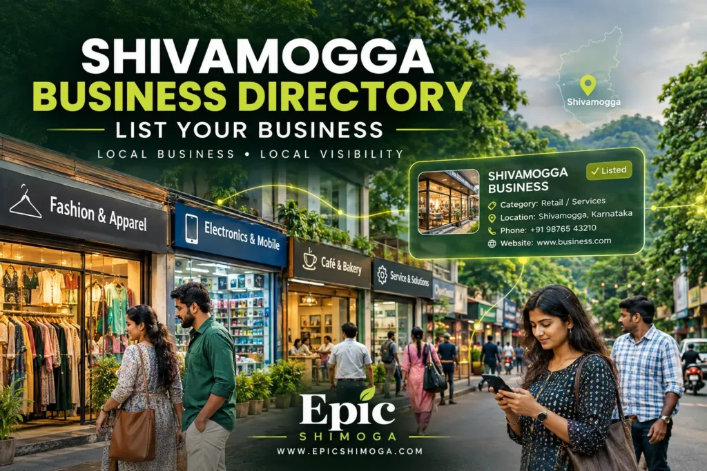 Shivamogga Business Directory: List Your Business on Epic Shimoga Shivamogga Business Directory